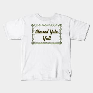 Southern Yule Greetings Kids T-Shirt